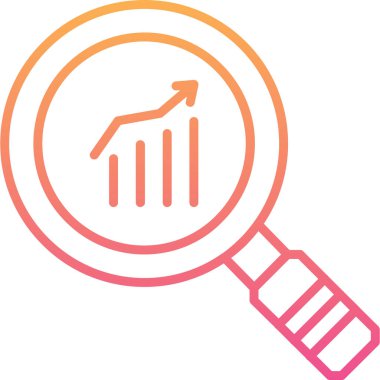 seo modern simgesinin vektör illüstrasyonu