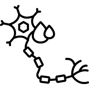 İzole edilmiş bir nesnenin el çizimi çizgi film karalaması