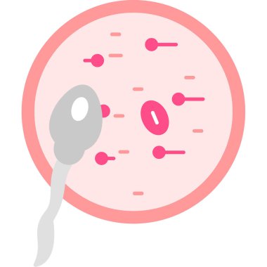 Sperm. Web simgesi basit illüstrasyon