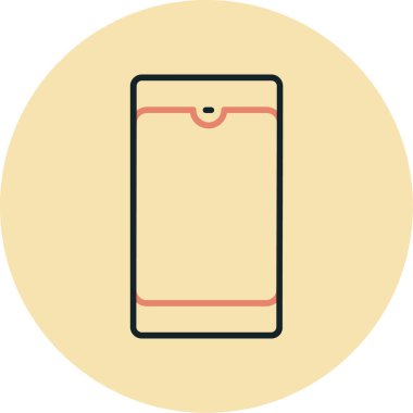 cep telefonu ikonu vektör illüstrasyonu