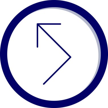 ok simgesi vektör illüstrasyonu