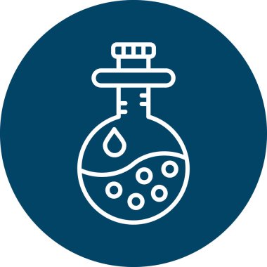 Kimyasal simgenin vektör illüstrasyonu