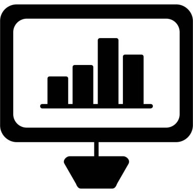 Grafik. Web simgesi basit illüstrasyon