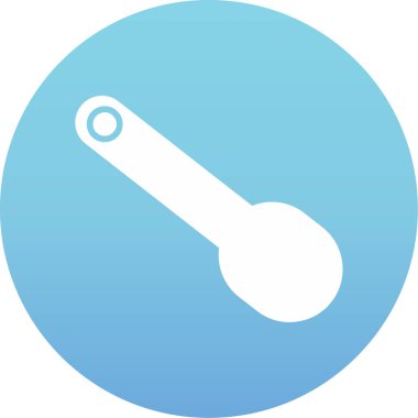 Tek izole edilmiş simgenin vektör illüstrasyonu