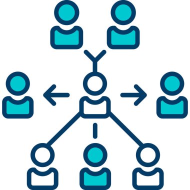 ağ bağlantısı vektör illüstrasyonu