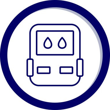 Modern bir simgenin vektör illüstrasyonu