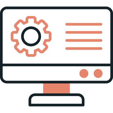 Ağ simgesi. Basit resimleme