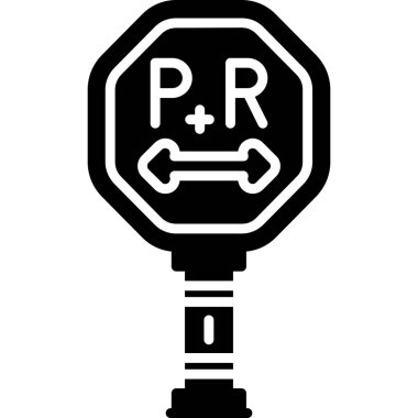 araba park simgesi, satır biçimi