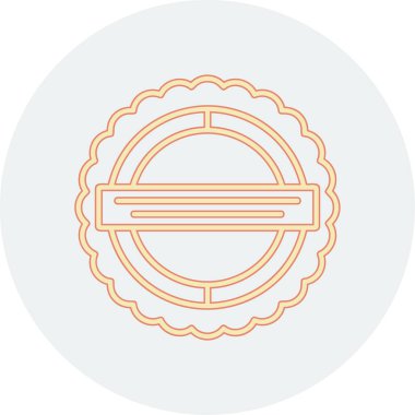 kek düz vektör simgesi