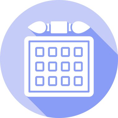 Takvim. Web simgesi basit illüstrasyon