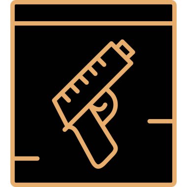 Tıbbi enjeksiyon simgesi, vektör illüstrasyonu