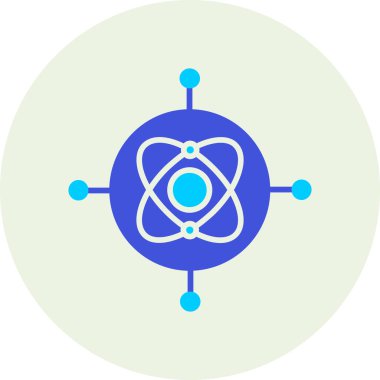 Bilim simgesi vektör illüstrasyonu