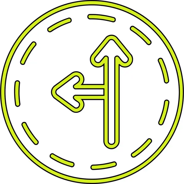 ok yönü simgesi ana hat biçiminde