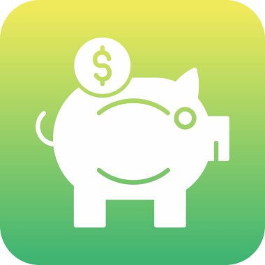 Banka Simgesi Soyut Arkaplanda İzole Edildi