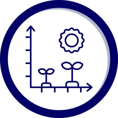 Modern simgenin vektör illüstrasyonu