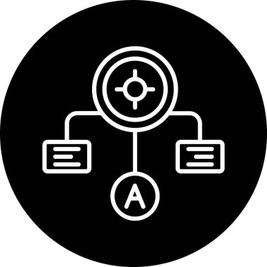 seo modern simgesinin vektör illüstrasyonu