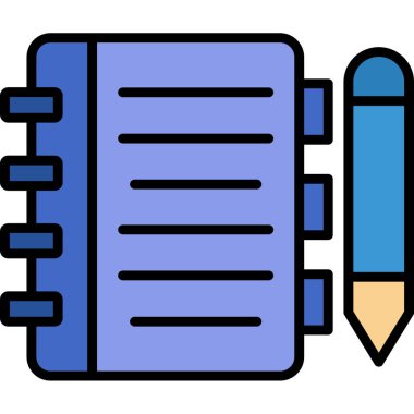 kalem simgesi vektör illüstrasyonu