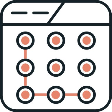 takvim tarih simgesini Outline biçiminde ayarla