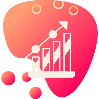 Vektör çizimi. bir grafik simgesi