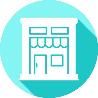 Bina. Web simgesi basit tasarım