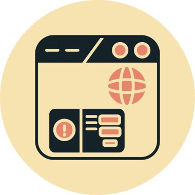 seo modern simgesinin vektör illüstrasyonu