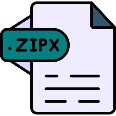 dosya biçimi simgesi, vektör illüstrasyonu