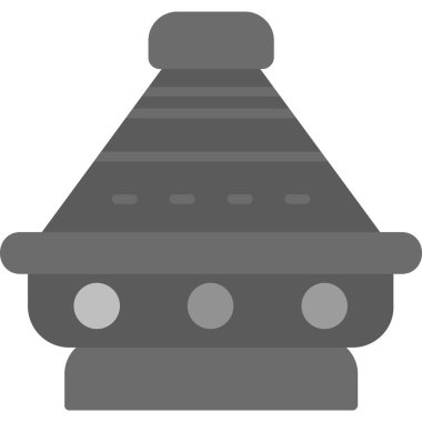 Noel ağacı süsleme simgesi doldurulmuş ana hatlar biçiminde