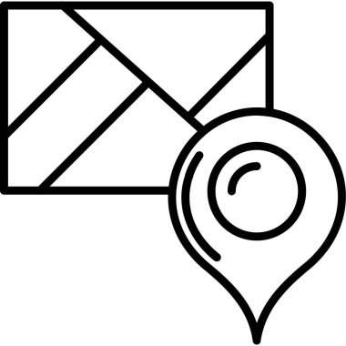 harita konum simgesi ana hat biçiminde