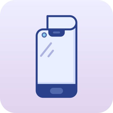 Telefon simgesi vektör illüstrasyonu