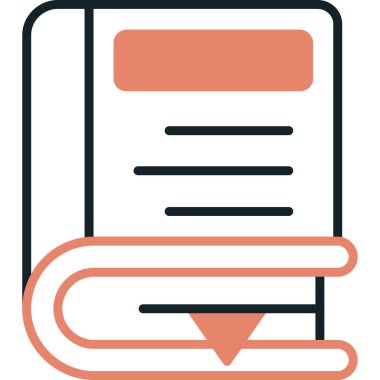 belge simgesi vektör illüstrasyonu