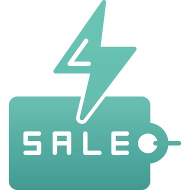 Satış simgesi. Vektör çizim