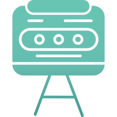 radyo simgesi vektör illüstrasyonu