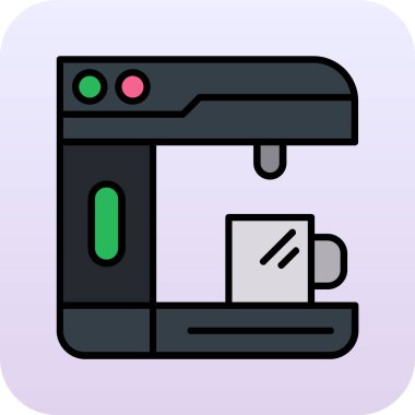 Kahve makinesi renk simgesi