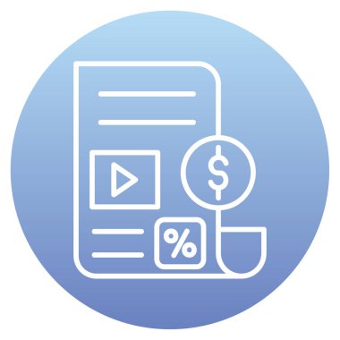 İş ikonu. Basit bir çizim tasarımı. vektör illüstrasyonu