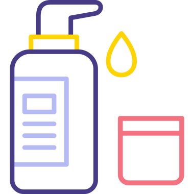 sabun şişesi simgesi, vektör illüstrasyonu