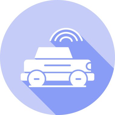 Otomobil araba simgesi taslak biçimi