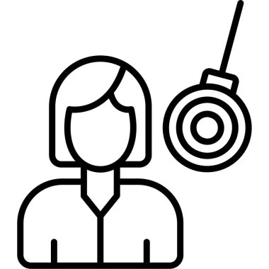 Hedef simgesini, anahat stili