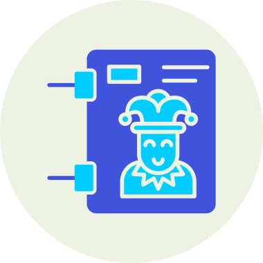 Bir robot simgesinin vektör illüstrasyonu