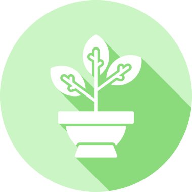 bitki simgesi vektör illüstrasyonu