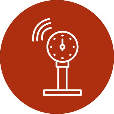 Çalar saat simgesi. vektör illüstrasyonu