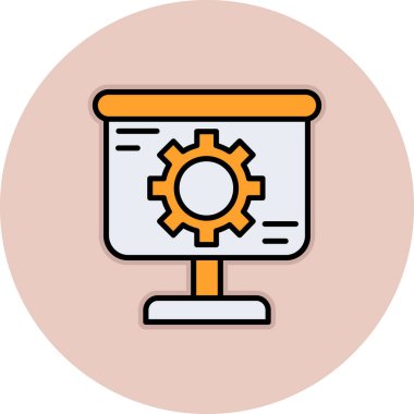 Ayarlama. Web simgesi basit tasarım