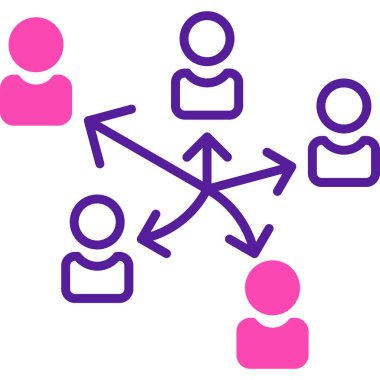 İş adamlarının vektör illüstrasyonu