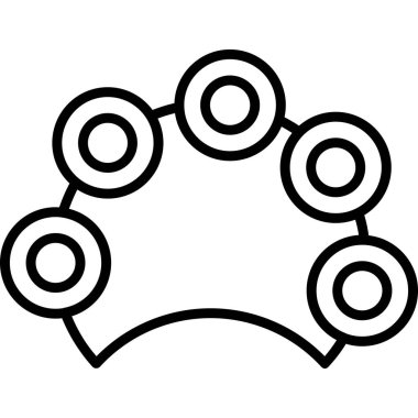 Molekül simgesi, anahat stili