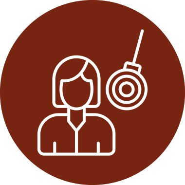 Dizüstü bilgisayarı olan bir kadının vektör çizimi