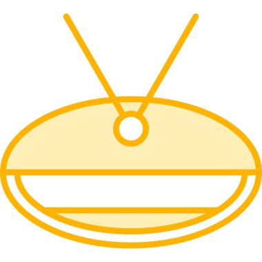 Tek bir radyonun vektör illüstrasyonu