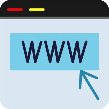 tarayıcı pencere vektör simgesi