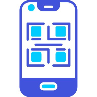 akıllı telefon simgesi vektör illüstrasyonu