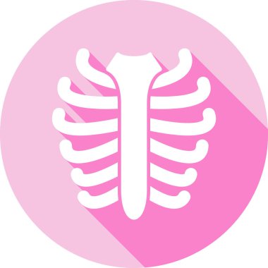 İnsan kanseri. Web simgesi basit illüstrasyon