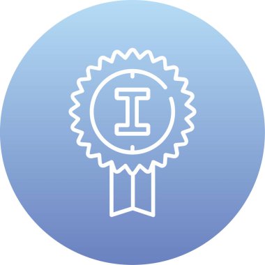 ödül simgesi modada izole edilmiş arkaplan