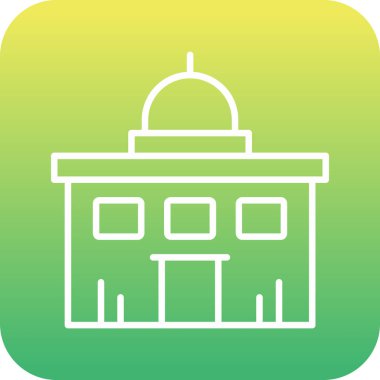 Benzersiz yapı vektörü simgesi